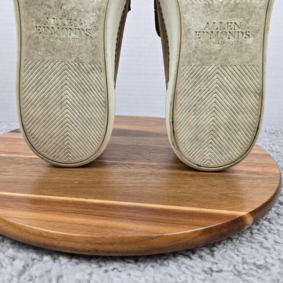 Allen Edmonds Men 11D Burke Tan Brown Suede Venetian Slip On Casual Loafer 5134 main image 6